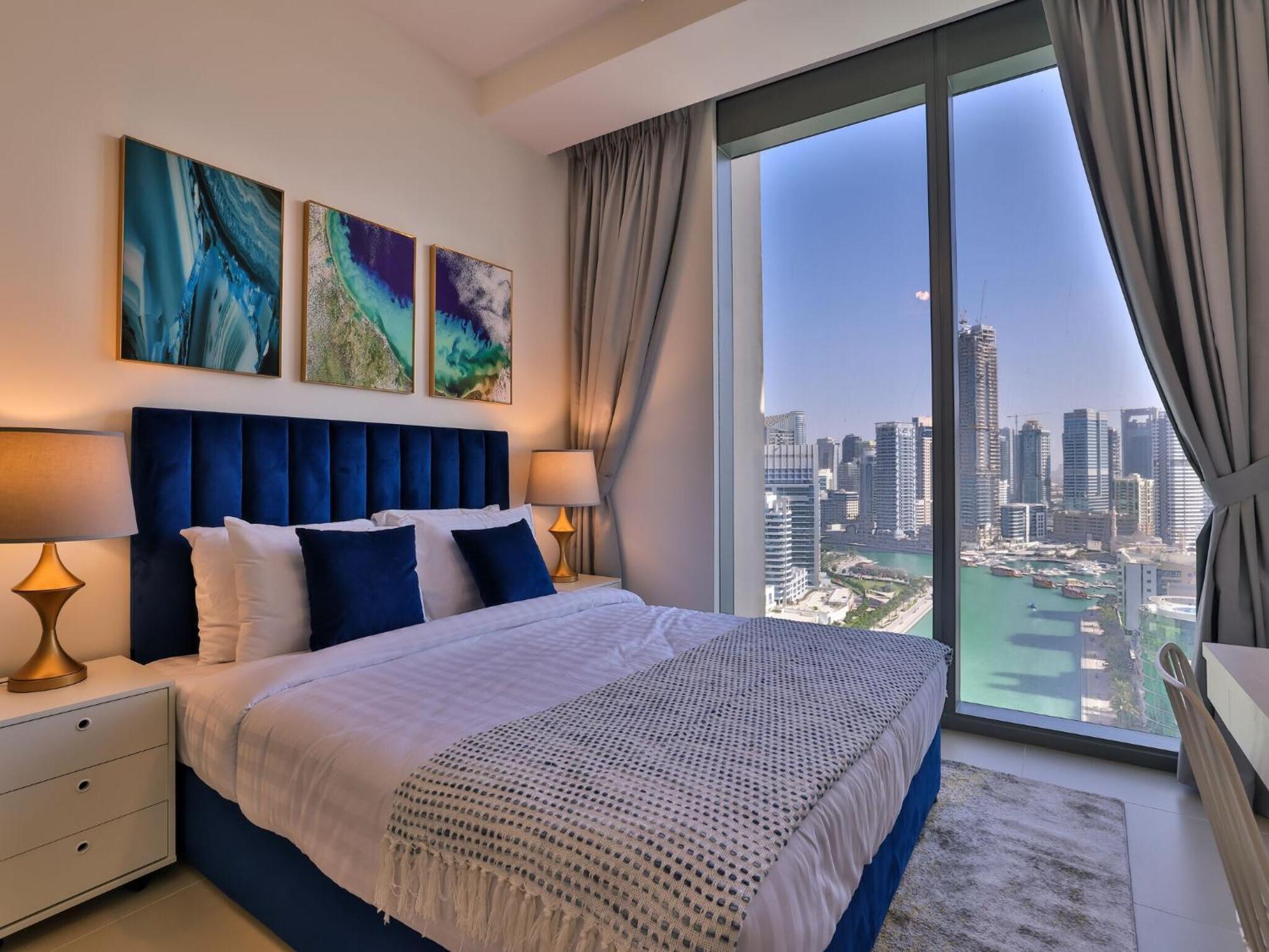 Luxurious Apartments Dubai Marina Views Pool Gym By Sojo Stay Extérieur photo